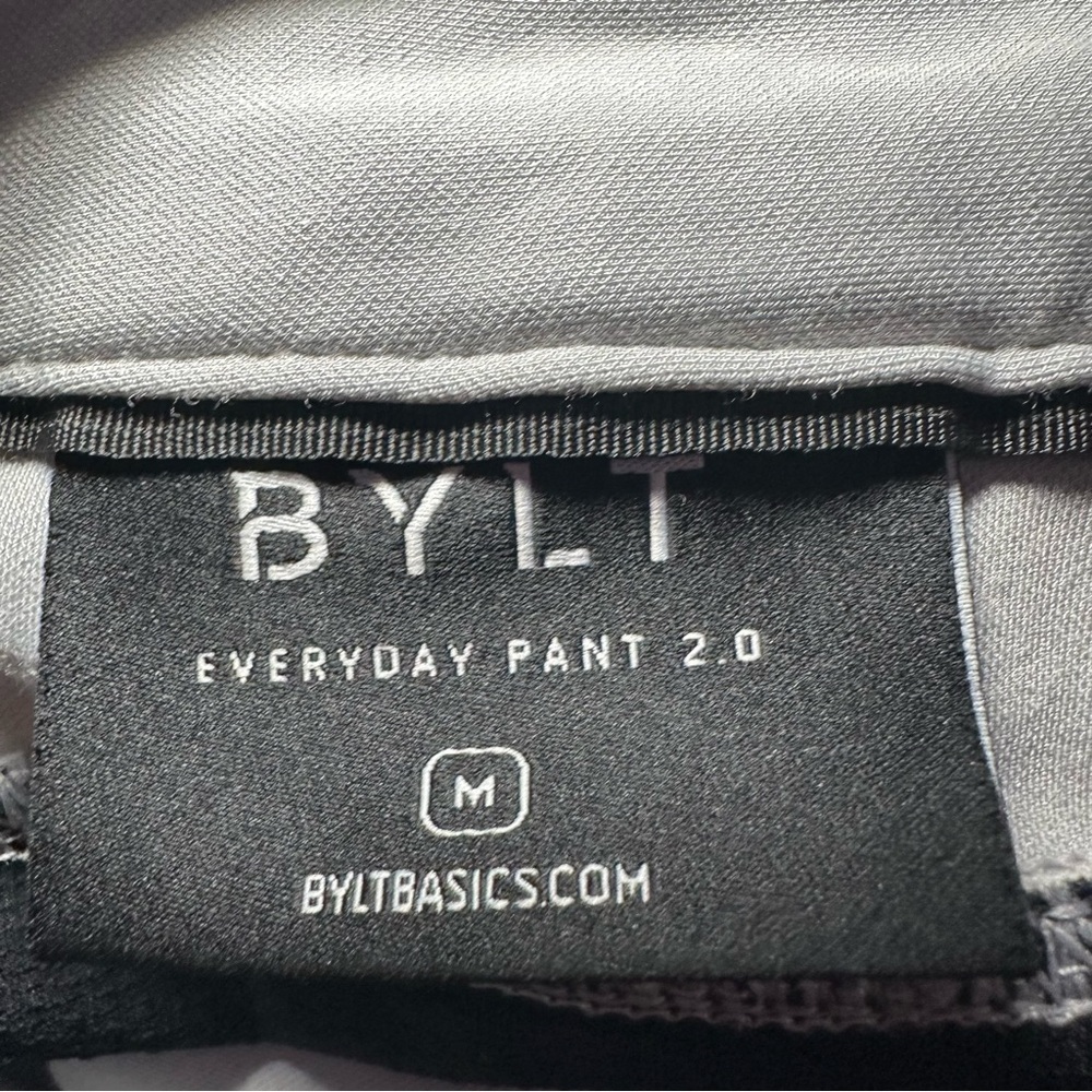BYLT Basics Men’s Gray Everyday Modern Tapered Slim Stretch Pants- Size 32x29 - Picture 2 of 15